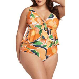 🆕 ARTESANDS De L'Hortus Chagall Ruffle One Piece Swimsuit 18+